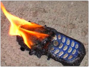 exploding phone